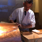 にい留 - 揚げる直前ギリギリで筋を断ち切ります