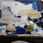 馳走 啐啄一十  - ・江田島の鮃とエンガワ
      ・虎魚