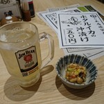 旨唐揚げと居酒メシ ミライザカ - ジンビームハイボール