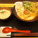 鯛担麺専門店 抱きしめ鯛 - 鯛担麺ランチセット