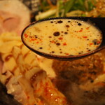 鯛担麺専門店 抱きしめ鯛 - 鯛担麺（スープ）