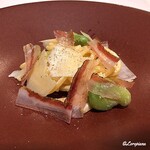 カーサ・デル・チーボ - FaveとPecorinoとPancettaのTonnarelli