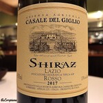 カーサ・デル・チーボ - Shiraz Lazio Rosso Casale Del Giglio