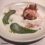 カーサ・デル・チーボ - 桜のSemifreddo､Pesto Pistacchio