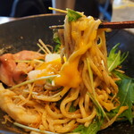 鯛担麺専門店 抱きしめ鯛 - 汁なし鯛担麺（温泉卵）