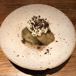 ろっかん - 枝豆のサワークリーム＋醤油粕on茄子