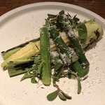 ろっかん - ヤングコーンwithアスパラとカタバミソウ