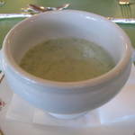 ル・ロージェ - 茶碗蒸し風アサリと青さのりのプティスープ