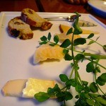 オステリア・イル・カスターニョ - チーズ盛り合わせ