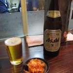 かしや - ビールセット（からあげ）