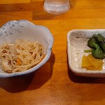 Shizuku - セットの小鉢と漬物