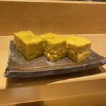 鮨　樋口 - とりあえず食べといて〜って出てきた玉子の美味しかったこと！✨