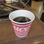 鉄板焼お好み焼 花子 - サービスのアイスコーヒー