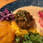 カレー独歩ちゃん - 鹿肉キーマと山椒（秩父でとれたもの）