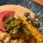 カレー独歩ちゃん - 副菜も手が込んでいて毎回感心します