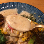 カレー独歩ちゃん - ポタージュカレーって珍しいですね