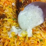 インド･パキスタン料理 ホット・スプーン - チキンビリヤニDX＋ライタ（ビッグダディ作）