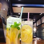 新橋魚金 - 当店人気の神山町レモンサワー