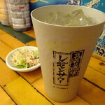 3つぼ - １杯目レモンサワー・お通し付いてきます
