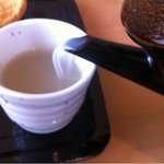 手打ち蕎麦とも花 - 蕎麦湯