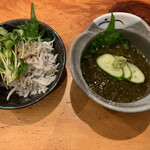 おぎ野 - じゃこおろしともずく酢