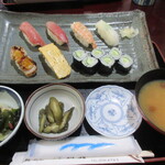 山昭鮨 - にぎりすし定食　700円