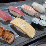 山昭鮨 - 握り寿司のアップ