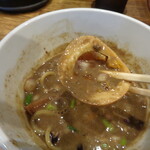 煮干し中華そば 一剣 - ニボ汁玉子( ^^) _U~~