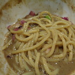 煮干し中華そば 一剣 - ラスト麺