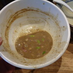 煮干し中華そば 一剣 - たっぷり使ってこれだけ残りました