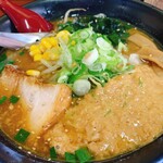 来来軒 - 納豆ラーメン（味噌）