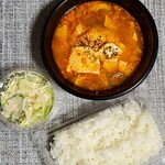 韓国家庭料理 孫家 - 〝テイクアウト〟純豆腐チゲ定食