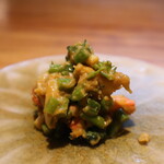 明道町中国菜 一星 - 伊勢海老と菜の花