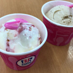 サーティワンアイスクリーム - 料理写真:ストロベリーチーズケーキとナッツトゥユー