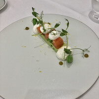 Grand rocher - サーモン、えんどう豆、リコッタチーズ