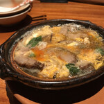 島之内 一陽 - いちぼ肉とごぼうの玉子とじ