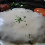 ローマの太陽 - チーズクリームハンバーグ「あっぷ図」