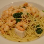 ポルチェリーノ - 海老と帆立・塩味のスパゲティ