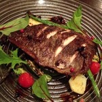 ビストロケンヂ - イサキのポワレ　ブールフォンデュソース♪