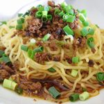 栄児 家庭料理 - 汁無し坦々麺（激辛）