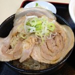 麺屋　手ごね竹 - チャーシュー丼