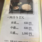 肉汁うどん 森製麺所 - 