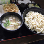 肉汁うどん 森製麺所 - 塩肉汁うどん並盛り