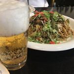 Okonomiyaki Oshokujidokoro Nonki - 米寿焼(そばめし)