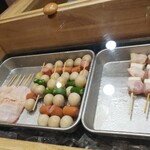 焼き鳥 ばかちん - 手羽、ウズラ♪