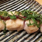 焼き鳥 ばかちん - ふわふわの梅しそササミよ