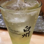 焼き鳥 ばかちん - 今日は頑張ったので白州を