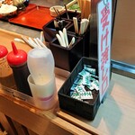 かばくろ - 調味料等置き場＆受取口