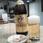 手打ちうどん ほそ井 - ヱビスビール