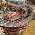 Genki Shichirin Yakiniku Gyuu Shige - 豪華盛り合わせ